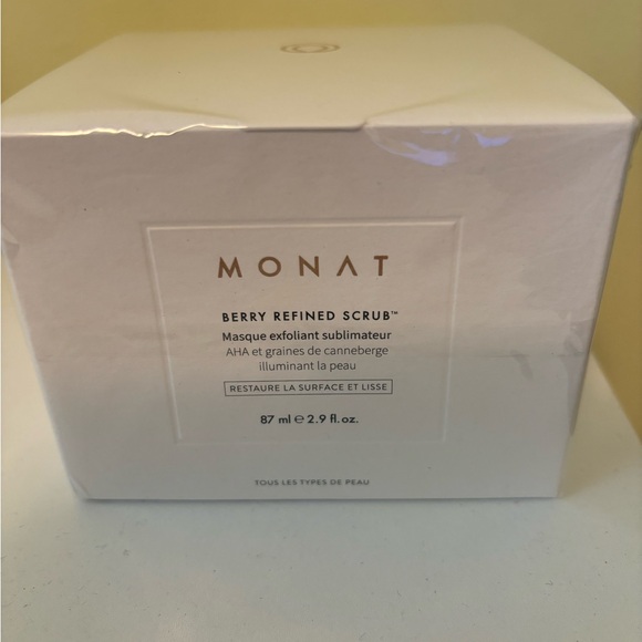 NEW Monat Berry Refined Scrub Perfecting Exfoliator Mask 2.9oz 87ml - Picture 3 of 5